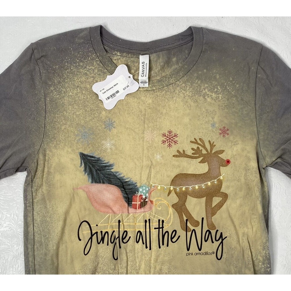 Jingle All The Way Christmas T Shirt Sz S